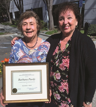 Barbara Purdy HICAP Volunteer Recognition